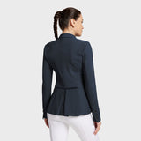 Victorine Crystal Fabric Kavaj Navy