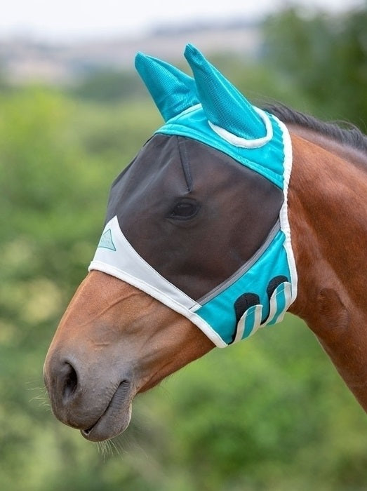 Flughuva Med Öron Teal/Grey