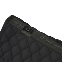 Circular Quilted Dressage Saddle Pad CT Svart