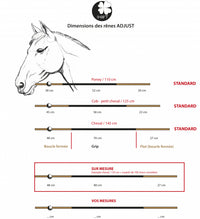 Adjust Reins Svart