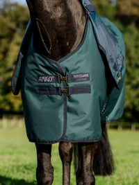 Utetäcke Amigo Ripstop 900D Plus Pony 100g Turnout Dynasty Green/ Navy & Silver