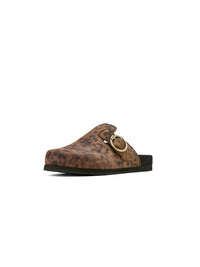 Country Mule Leopard Suede