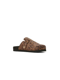 Country Mule Leopard Suede