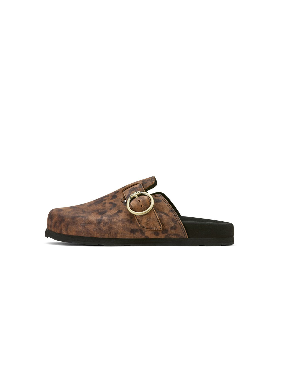 Country Mule Leopard Suede