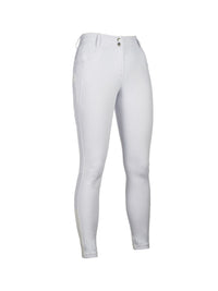 Ari Mid Rise Ridbyxa Knee Grip Vit