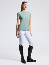 CT Jersey T-Shirt With 3D Logo Light Green Teal