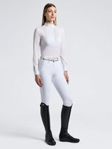 CT Pleated Bib Jersey Long Sleeve Competition Shirt Vit