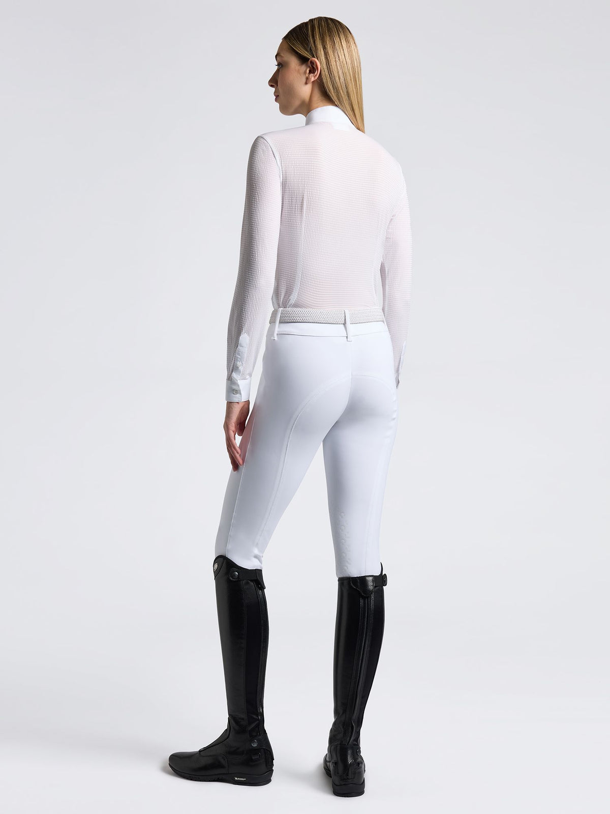 CT Pleated Bib Jersey Long Sleeve Competition Shirt Vit