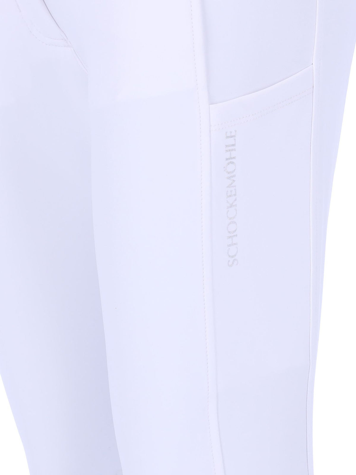 Carola Knee Grip Ridbyxa Optical White