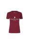 Classic Ladies Logo T-Shirt New KL Burgundy