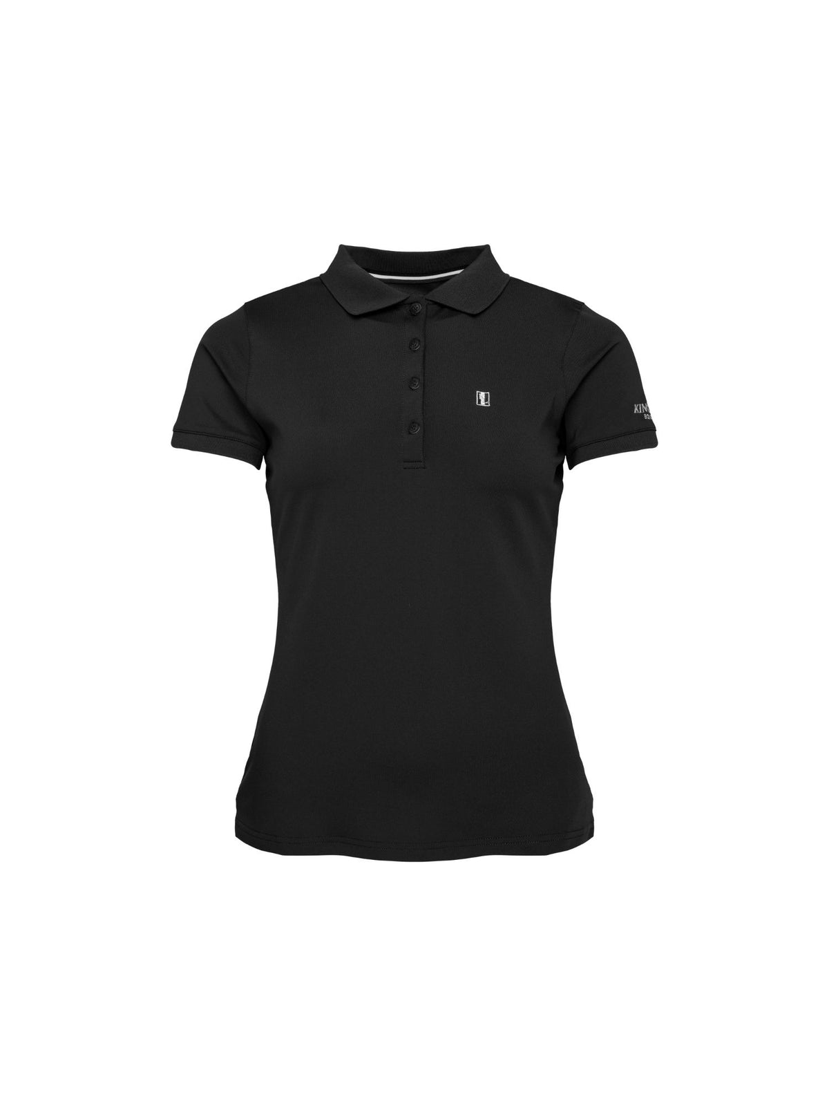 Classic Ladies Pique Shirt Svart