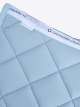 Diamond Quilted Jersey Dressage Saddle Pad CT Blue Fog