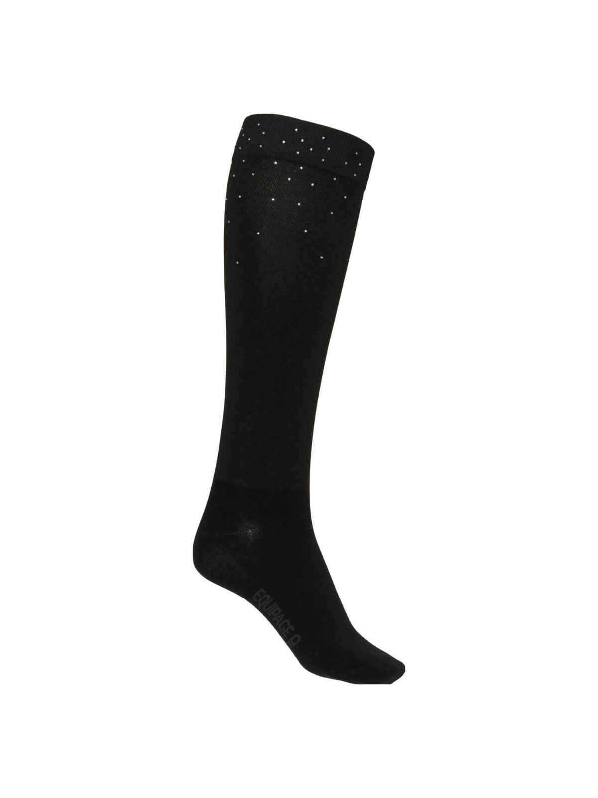 Ridstrumpor Rhinestone Svart