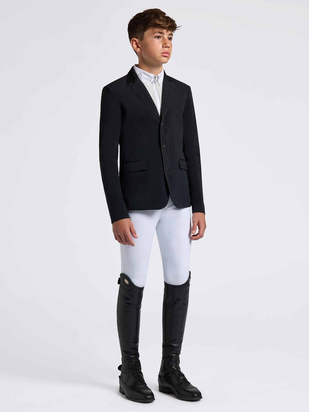 GP Boys Zip Competition Jacket Svart