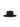 Hatt Boater Svart