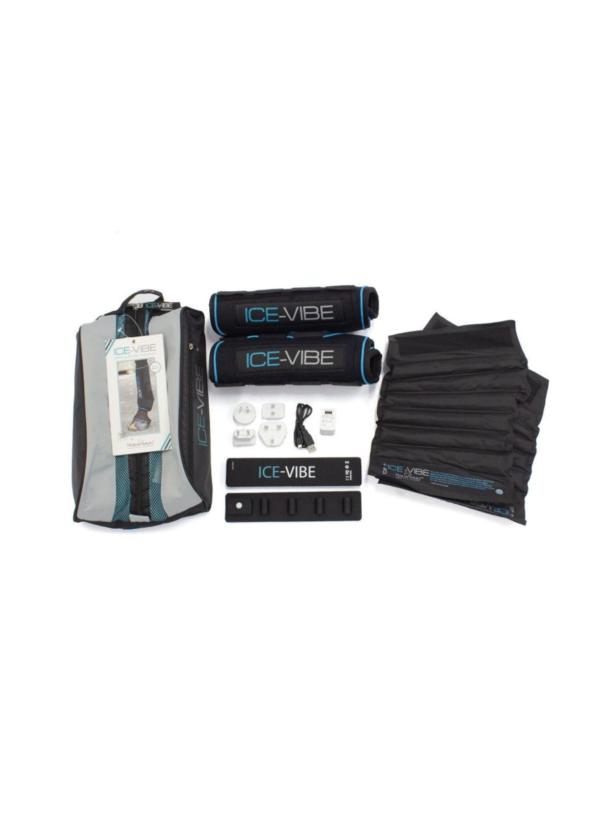 Ice-Vibe Horseware Full Black/Aqua