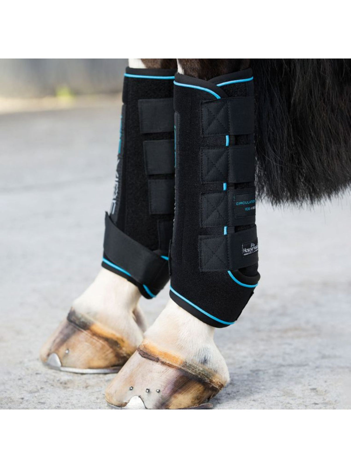 Ice-Vibe Horseware Full Black/Aqua