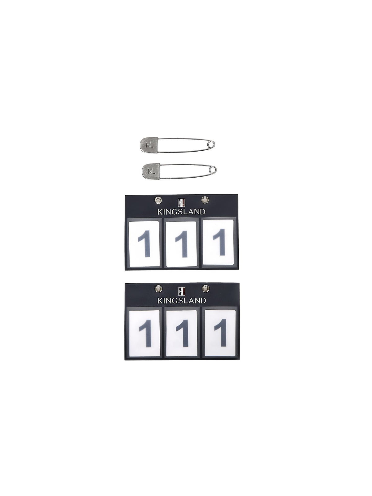 Classic 3-Pocket Nummerlapp 2-Pack Navy