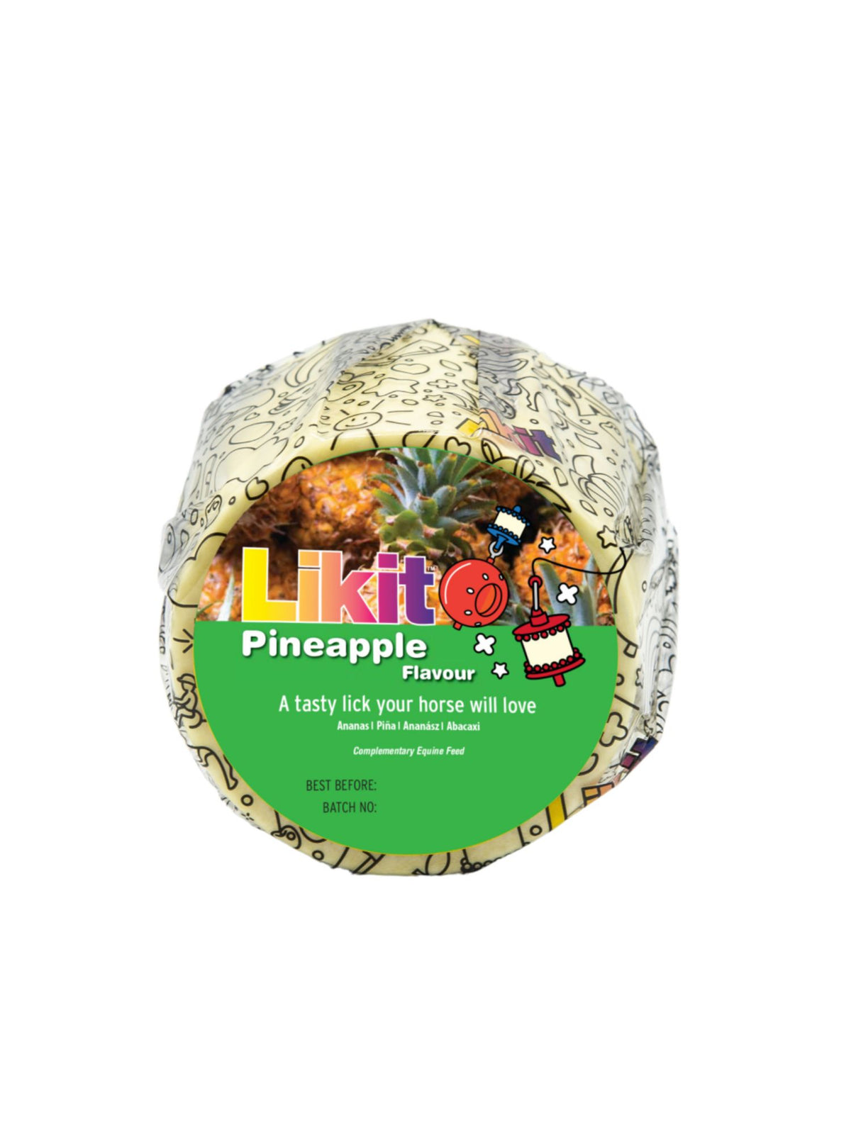 Slicksten (Med Hål) Pineapple 650g