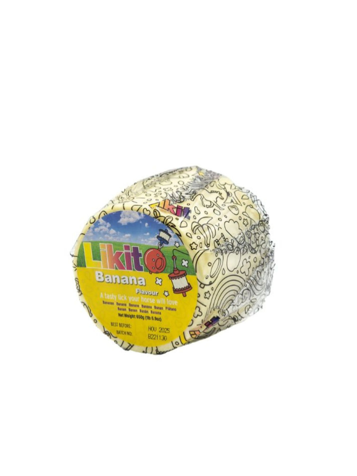 Slicksten (Med Hål) Banana 650g