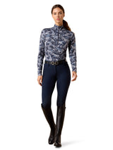 Lunaveil Womens 1/2 Zip Baselayer Polar Coincide Print