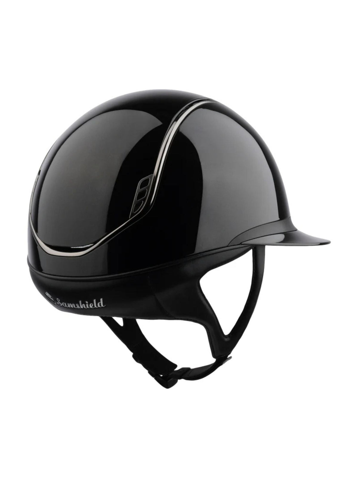 Ridhjälm Miss Shield 2.0 Glossy Svart