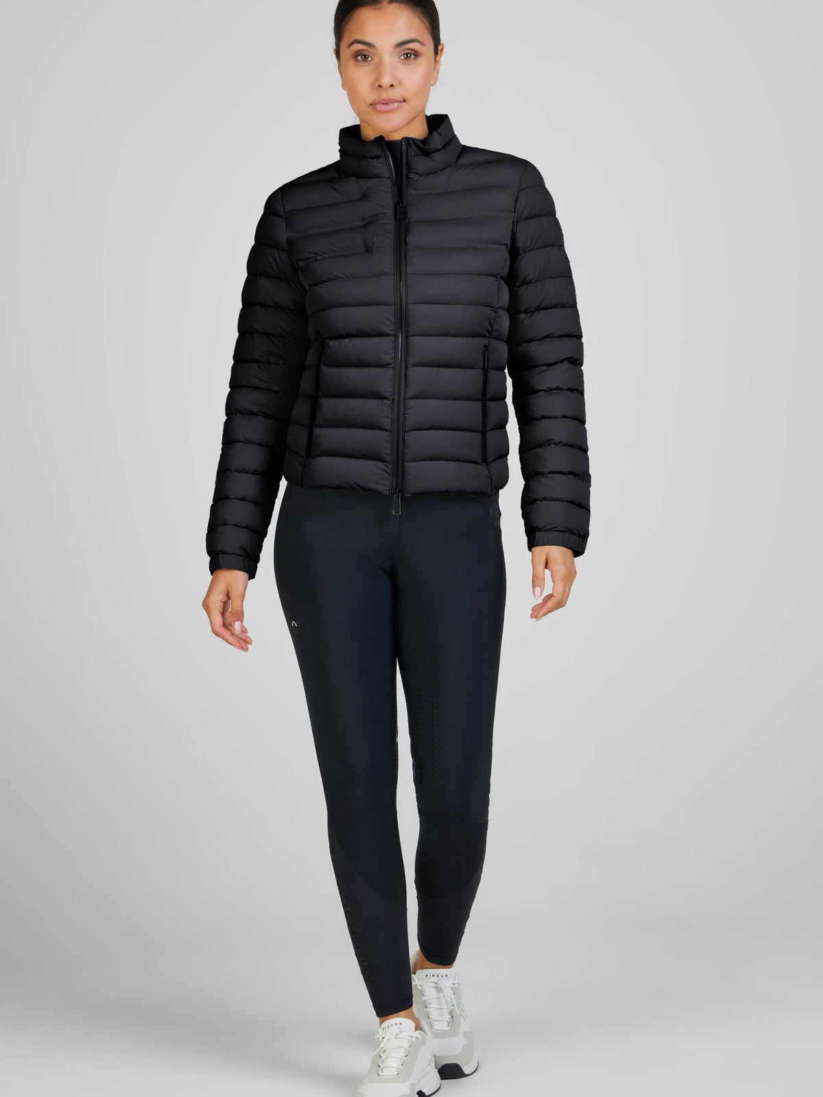 Quilted Jacket Svart