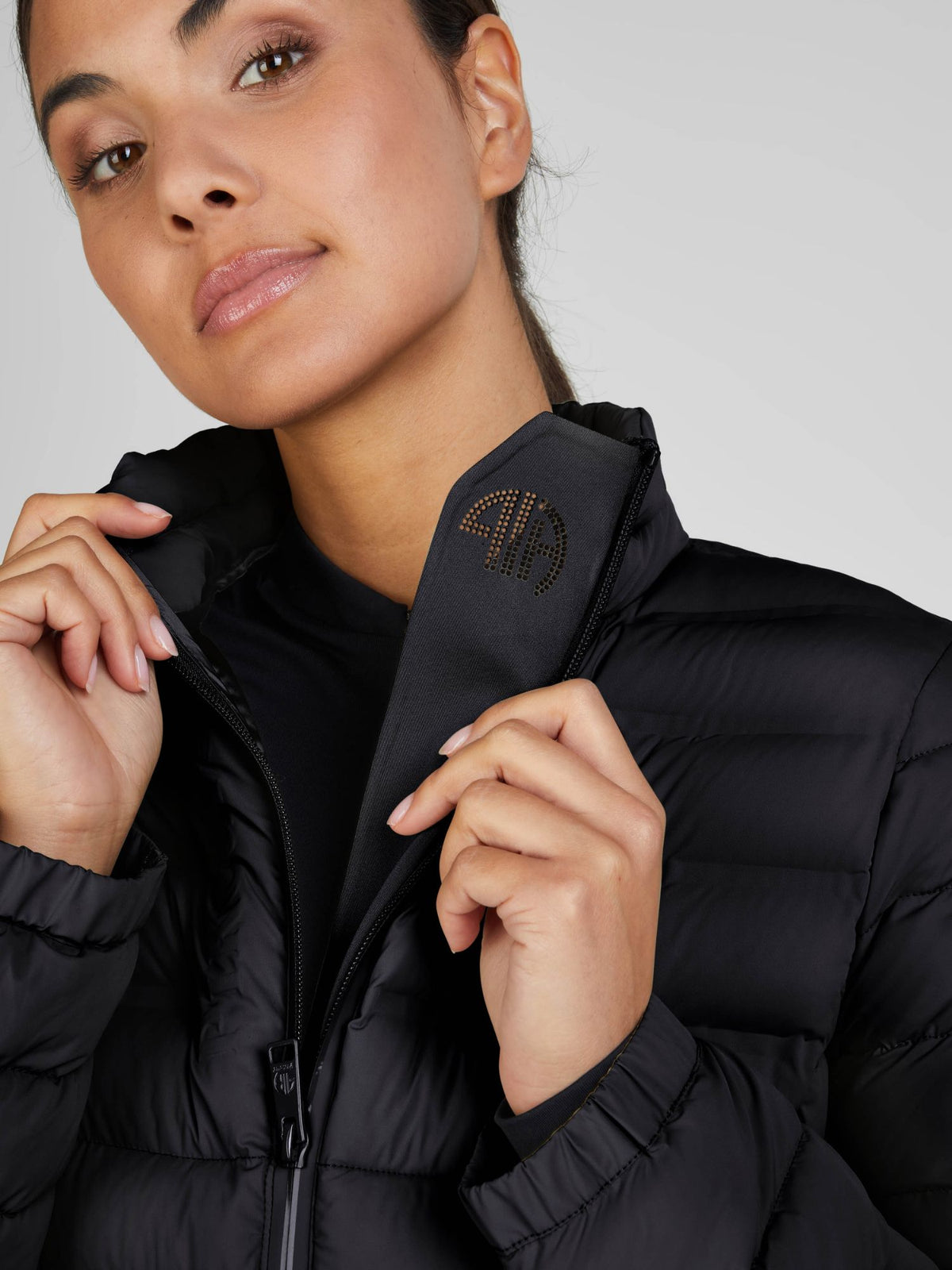 Quilted Jacket Svart