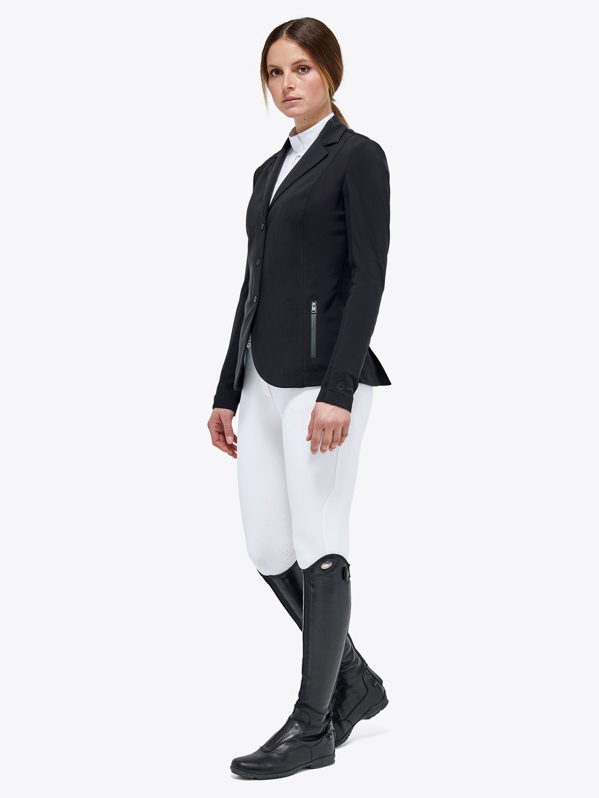 R-EVO Light Tech Knit Zip Kavaj Svart