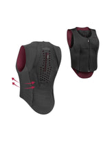 Ryggskydd Ballistic Flex Fit Slim Svart/Bordeaux