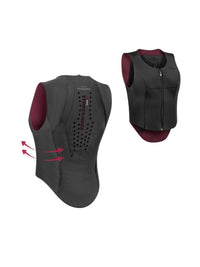 Ryggskydd Ballistic Flex Fit Slim Svart/Bordeaux