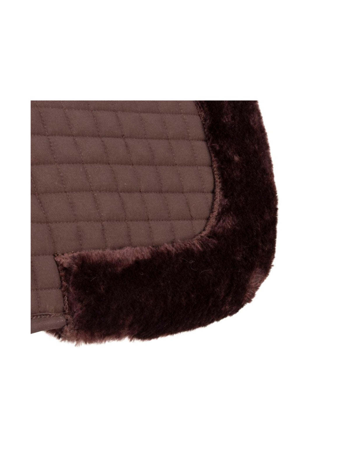 Sadelpad Deluxe Supafleece Brun/Brun