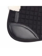Sadelpad Deluxe Supafleece Svart/Natur