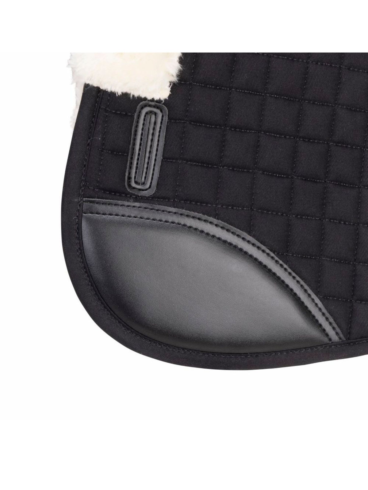 Sadelpad Deluxe Supafleece Svart/Natur