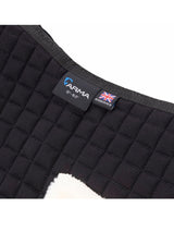 Sadelpad Deluxe Supafleece Svart/Natur
