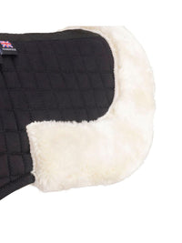 Sadelpad Deluxe Supafleece Svart/Natur