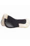 Sadelpad Deluxe Supafleece Svart/Natur