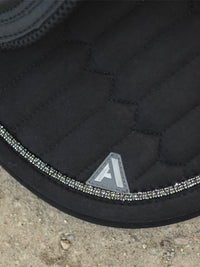 Dressyrschabrak Suede Svart