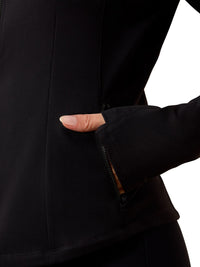 SolVeil Full Zip Sweatshirt Svart