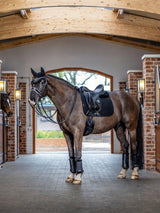 Suede Dressage Square Schabrak Black