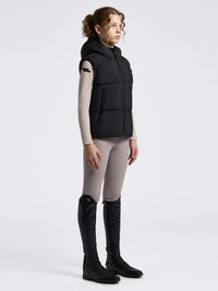 Unisex Puffer Junior Väst Black