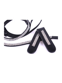 Pannband Verbena Svart/Silver