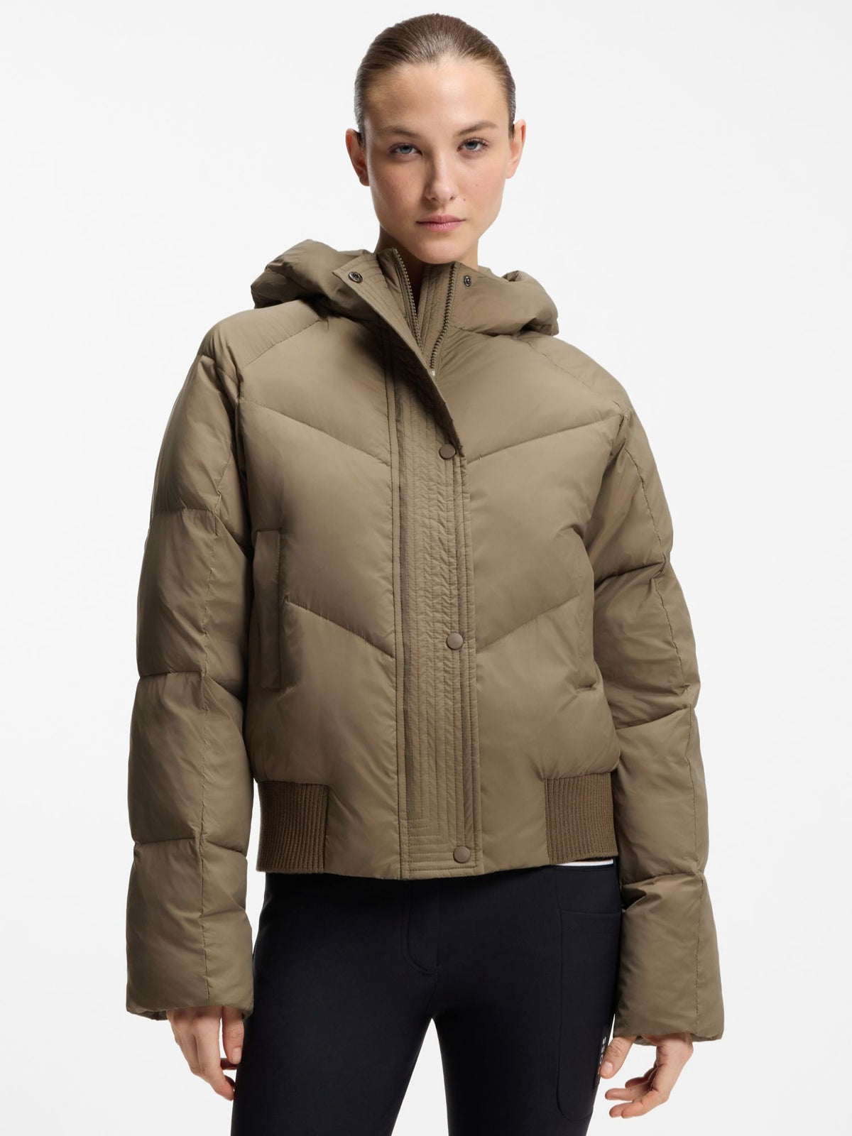 Jacka Marsha Bomber Puffer Walnut