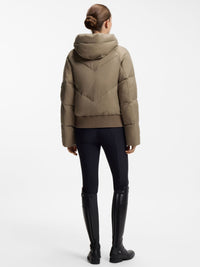 Jacka Marsha Bomber Puffer Walnut