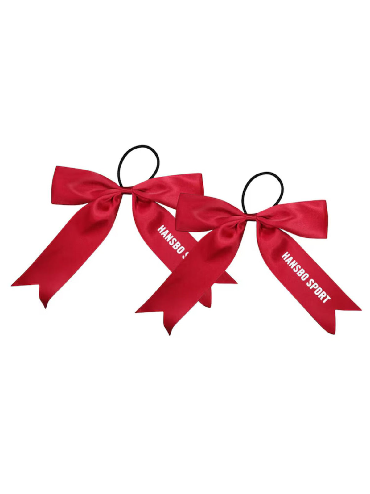 Svansrosetter 2-Pack Röd
