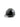Ridhjälm Miss Shield 2.0 Glossy Crystal Fabric Matt Trim Svart
