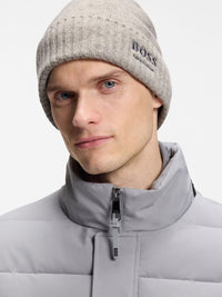 Mössa Ron Beanie Grey Melange
