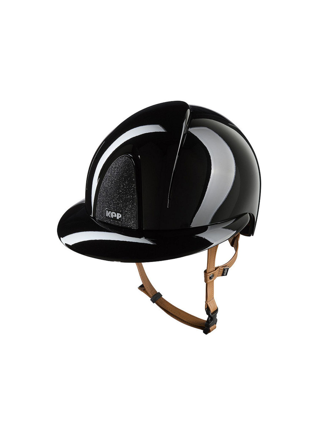 Ridhjälm NOVA Metal Polish Star Polo Beige Chinstrap Svart