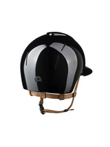 Ridhjälm NOVA Metal Polish Star Polo Beige Chinstrap Svart
