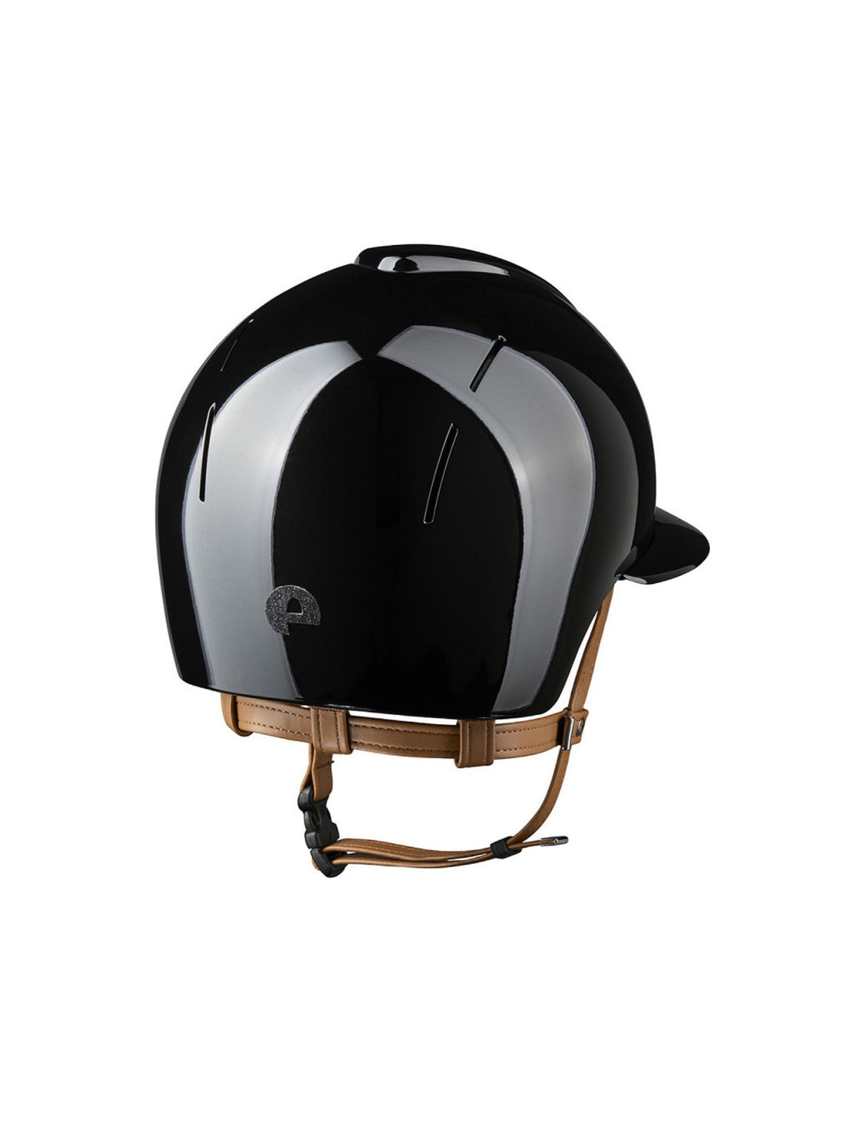 Ridhjälm NOVA Metal Polish Star Polo Beige Chinstrap Svart